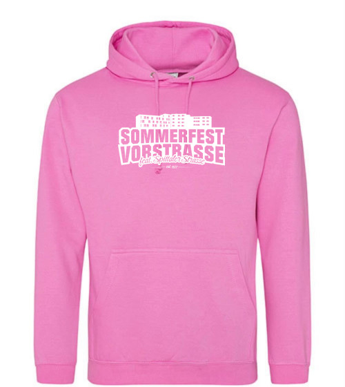 Produktfoto "Sommerfest Hoodie - Candyfloss Pink"