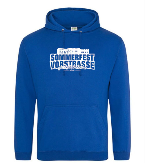Produktfoto "Sommerfest Hoodie - Royal Blue"
