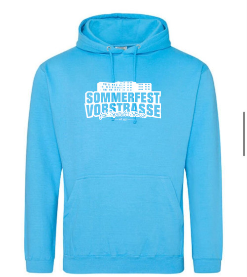 Produktfoto "Sommerfest Hoodie - Hawaiian Blue"