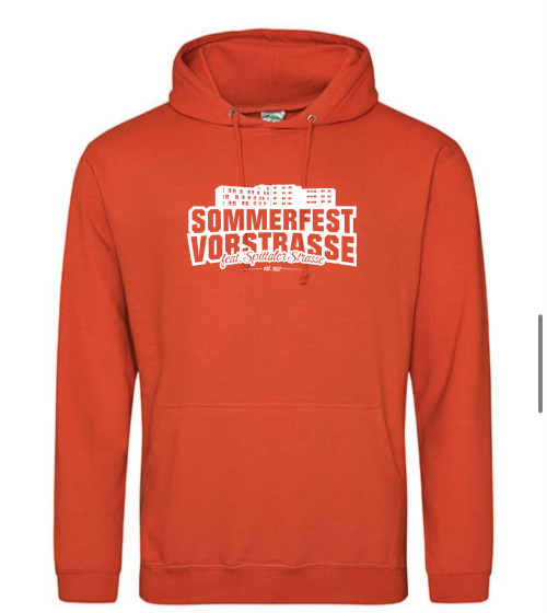 Produktfoto "Sommerfest Hoodie - Burnt Orange"