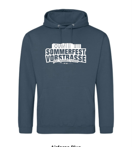 Produktfoto "Sommerfest Hoodie - Airforce Blue"
