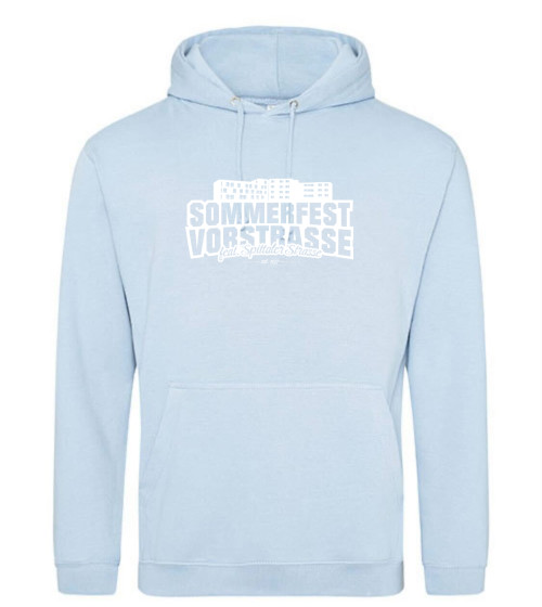 Produktfoto "Sommerfest Hoodie - Sky Blue"